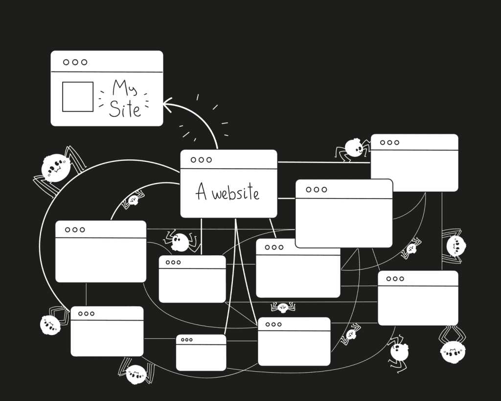 Spiders crawling backlinks to my site